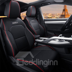 Color Block Modern Style PU Leather Custom Car Seat Cover