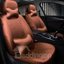 Load image into Gallery viewer, Silky Smooth Luxury Flowers Pattern With Pillows Custom Fit Car Seat Covers