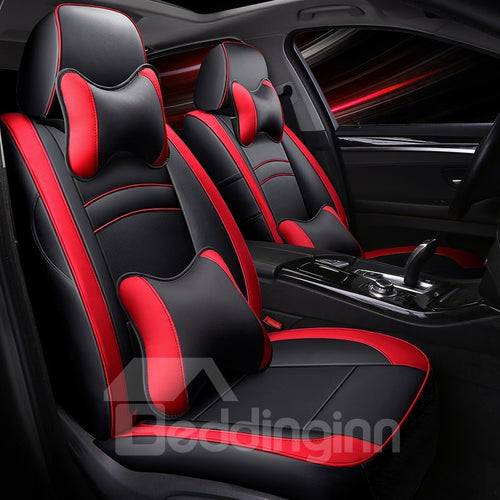 Sport Style PVC Leather Material Wear-Resistant And Scratch-Resistant Compatible Airbag ONE CAR ONE VERSION Custom Fit Seat Covers