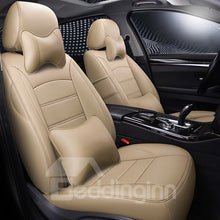 Load image into Gallery viewer, Simple Style Solid Color Design PU Leather Material 360¡ã Full Encirclement Compatible Airbag ONE CAR ONE VERSION Custom Fit Seat Covers