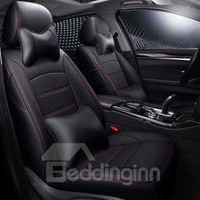 Load image into Gallery viewer, Simple Style Solid Color Design PU Leather Material 360¡ã Full Encirclement Compatible Airbag ONE CAR ONE VERSION Custom Fit Seat Covers