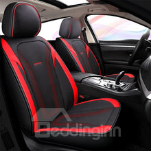 Load image into Gallery viewer, Full Set 5 Seaters Car Seat Covers with Waterproof Leather Automotive Vehicle Cushion Cover Universal for Most Sedan SUV Truck Front and Rear Split Bench Protection