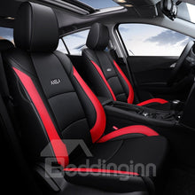 Load image into Gallery viewer, Color Block Business Style Leather Custom Car Seat Cover