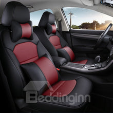 Load image into Gallery viewer, PU Leather Stripe Patterns Busines Style Custom Fit Car Seat Covers