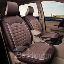 Load image into Gallery viewer, One Front Car Seat Cover Creative Style Geometric Pattern Ice Silk Universal Fit for Sedan Van Truck