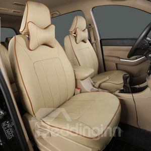 Full Surround Design High-Grade 5,7-Seats Custom-Fit Durable PU Leather Material Car Seat Cover