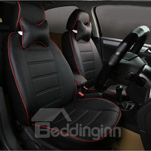 Load image into Gallery viewer, Classic And Concise Designed Pure Color PU Leatherette Material Custom Fit Car Seat Covers