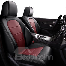 Load image into Gallery viewer, PU Material Business Style Stripe Patterns Custom Fit Seat Covers