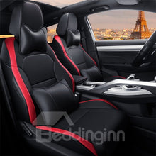 Load image into Gallery viewer, Luxury Color Block Modern Style PU Leather Custom Car Seat Cover