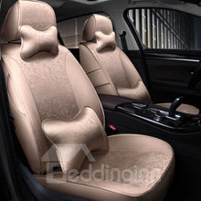 Load image into Gallery viewer, Silky Smooth Luxury Flowers Pattern With Pillows Custom Fit Car Seat Covers