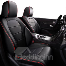 Load image into Gallery viewer, PU Material Business Style Stripe Patterns Custom Fit Seat Covers