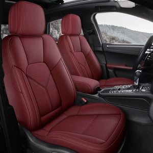 5 Seats Full Coverage Custom Fit Seat Covers Wear Resistant Leather Fabric Strong Elasticity And Non Deformation Airbag Compatible If You Can¡¯t Find Your Own Car Model Please Note Your Car Model When Placing An Order