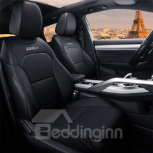 Load image into Gallery viewer, Color Block Modern Style PU Leather Custom Car Seat Cover