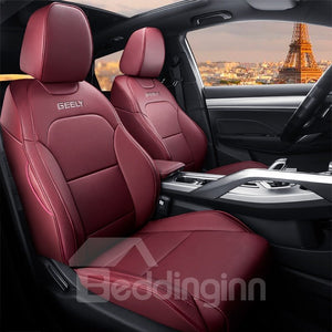 Color Block Modern Style PU Leather Custom Car Seat Cover