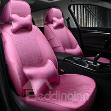 Load image into Gallery viewer, Silky Smooth Luxury Flowers Pattern With Pillows Custom Fit Car Seat Covers