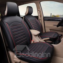 Load image into Gallery viewer, One Front Car Seat Cover Creative Style Geometric Pattern Ice Silk Universal Fit for Sedan Van Truck