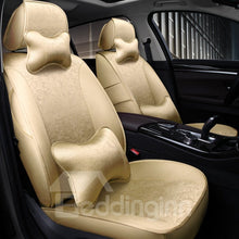 Load image into Gallery viewer, Silky Smooth Luxury Flowers Pattern With Pillows Custom Fit Car Seat Covers