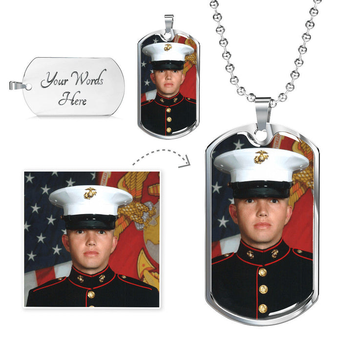 custom dog tag necklace for guys