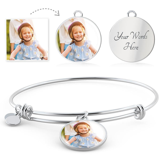 Circle - Custom Bracelet With Picture